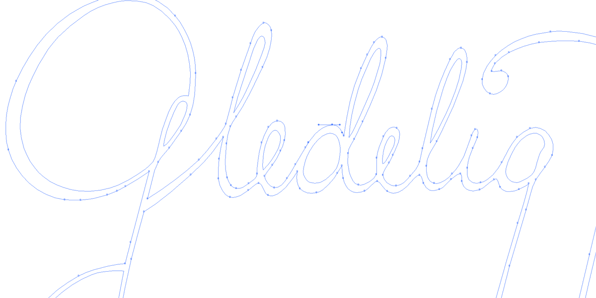 Vectorizing my sketch